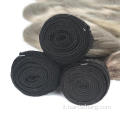 Estensione dei capelli vergini Oonda del corpo brasiliano Ombre 1b/Grey Human Hair Extention